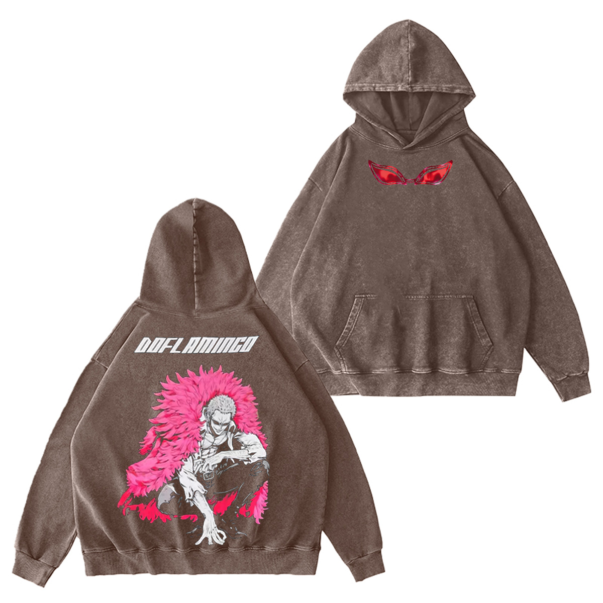 Donquixote Doflamingo One Piece Washed T-shirt/Crewneck/Hoodie