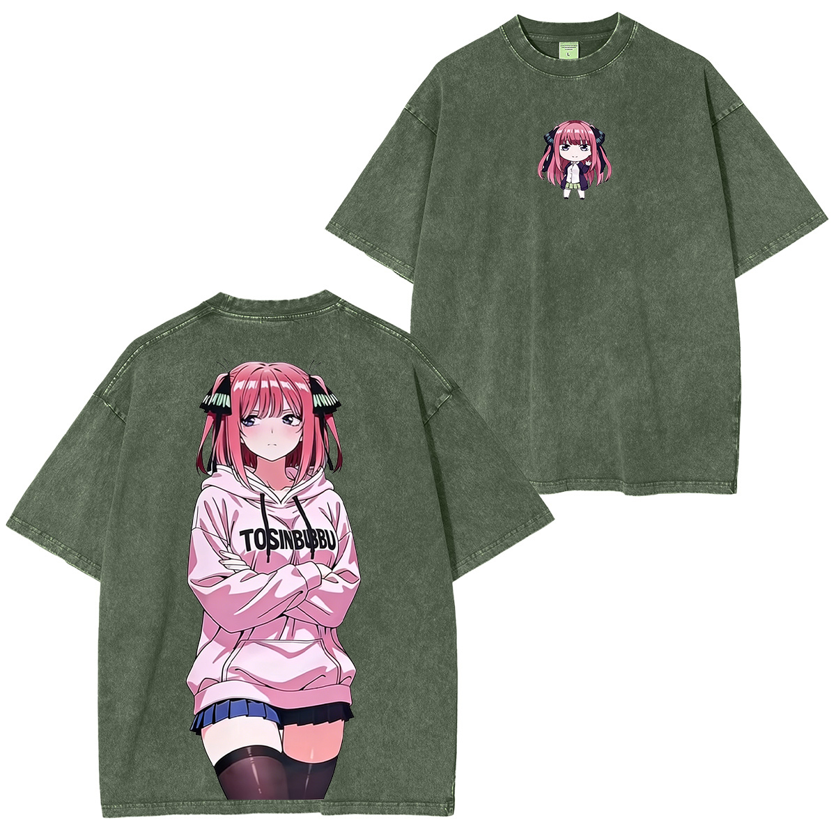 The Quintessential Quintuplets :NinoNakano Vintage Tee