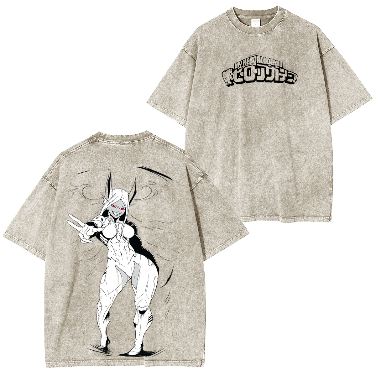 [Copy]Rengoku Demon Slayer Anime Unisex Washed T-Shirt