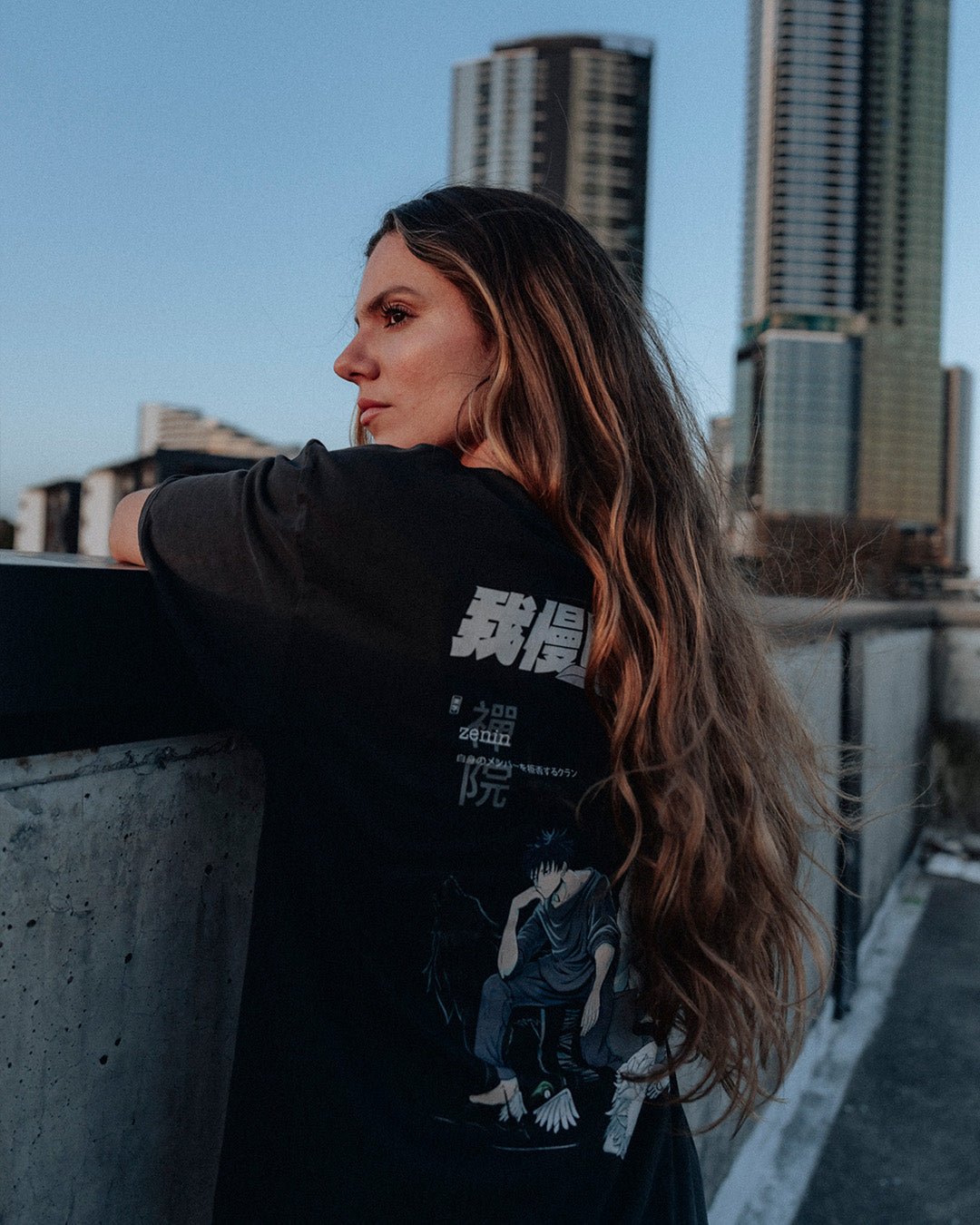 Clan Zenin (OUTCASTS) - Oversized Heavy Tee