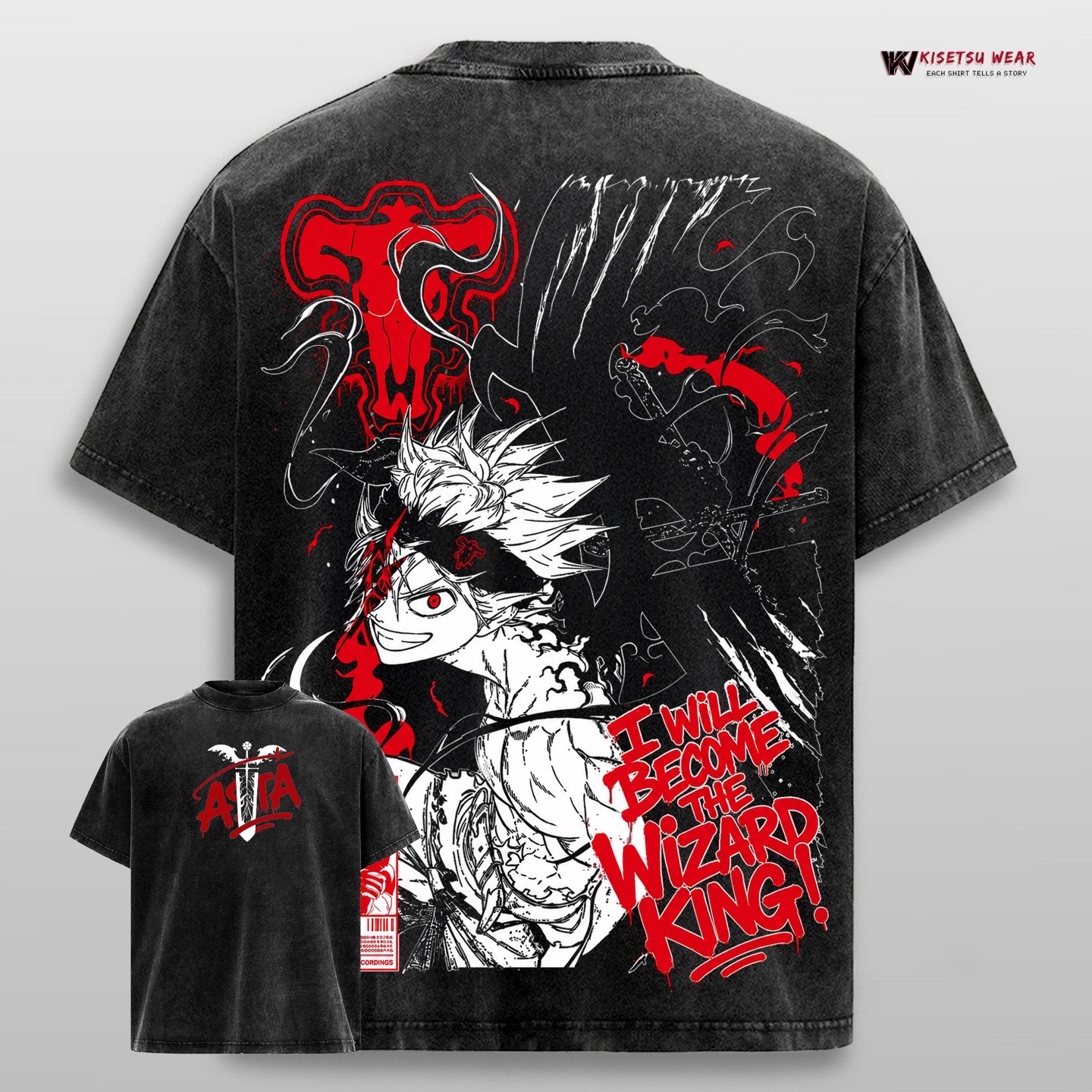 [Copy][Copy][Copy]Bleach Vintage Washed T-shirt/Crewneck/Hoodie