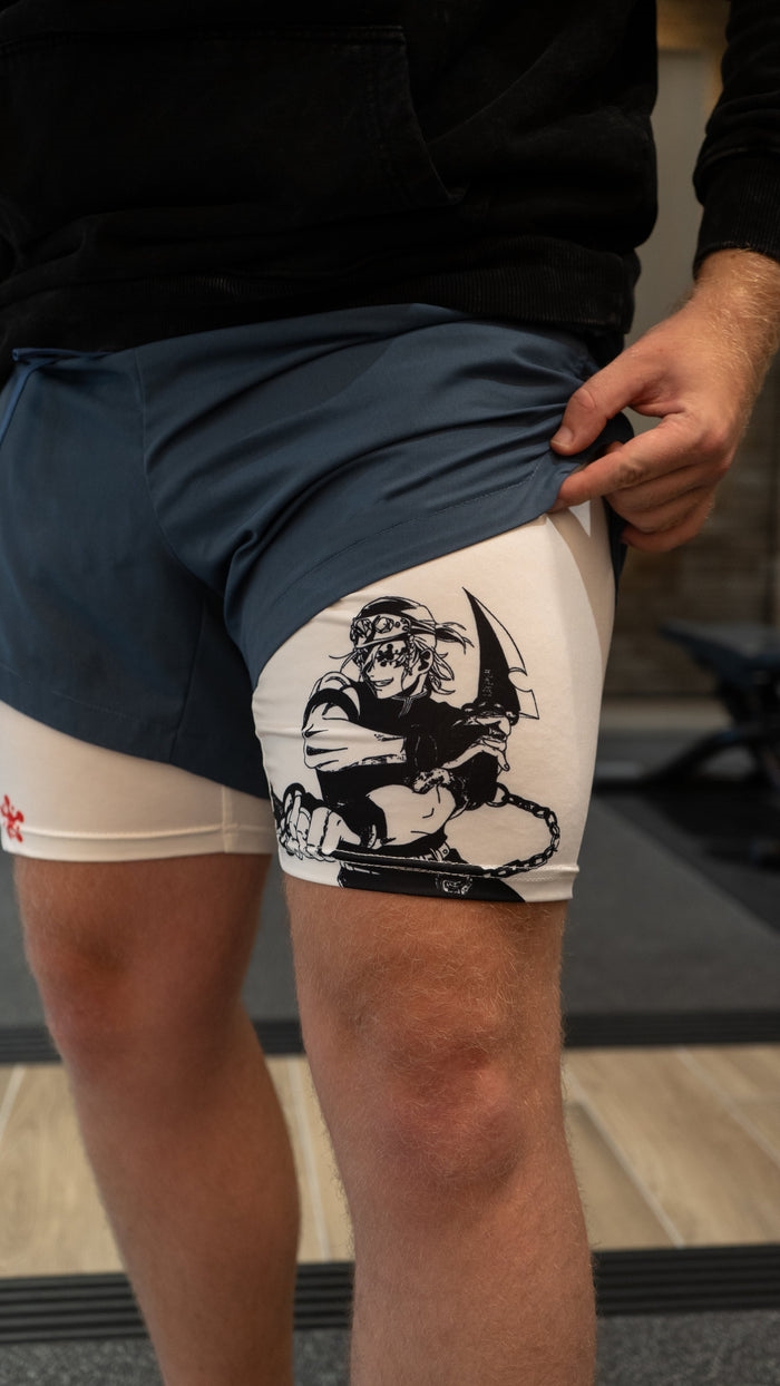 Flashy Performance Shorts - Demon Slayer