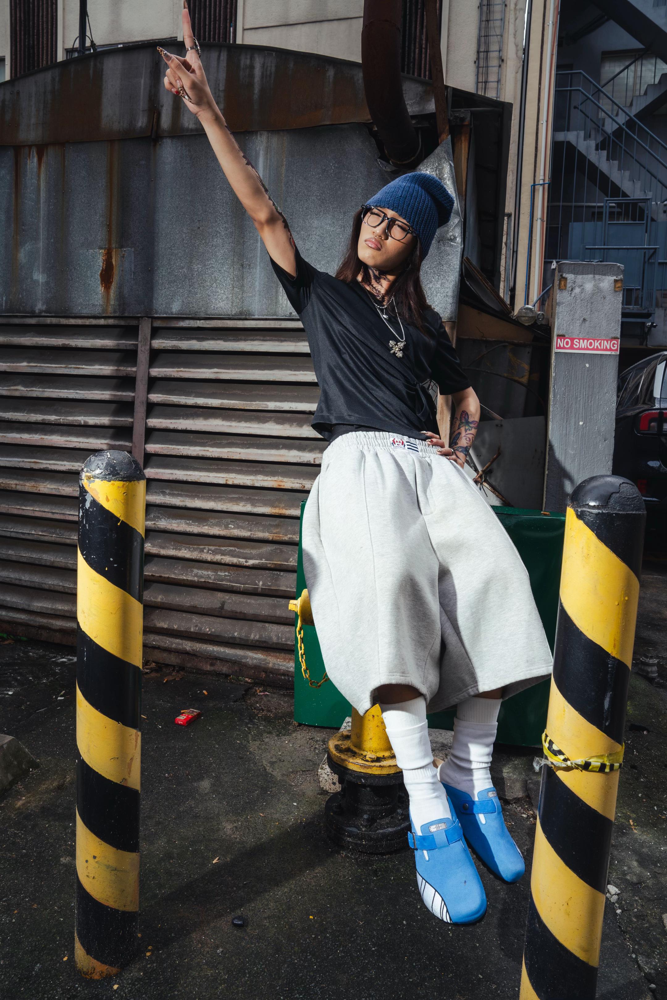 NARUTO X NEPTUN!  Clogs Anime Unisex  Crewneck Sweatshirt