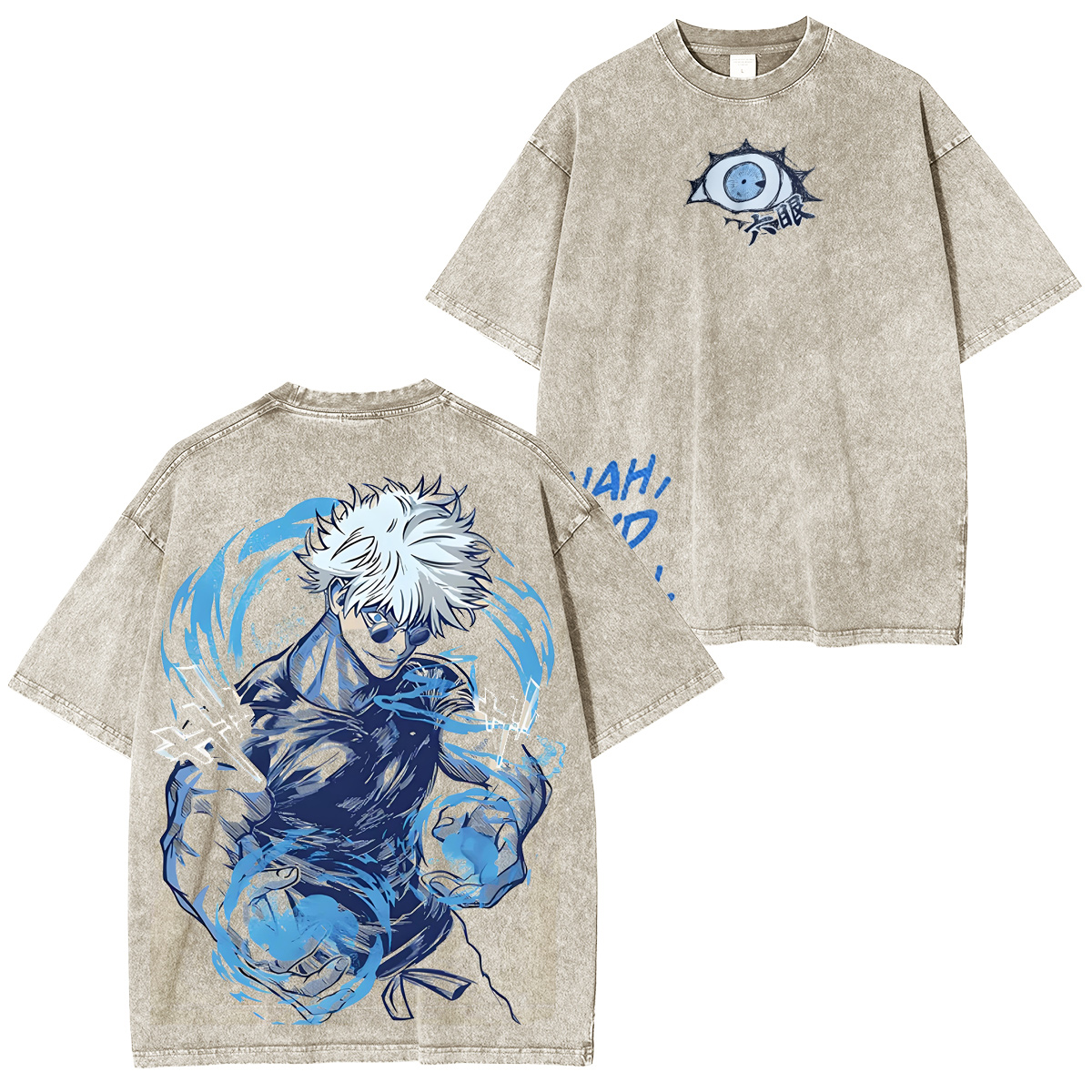 Jujutsu Kaisen :Satoru Gojo Vintage washed T-shirt/Crewneck/Hoodie