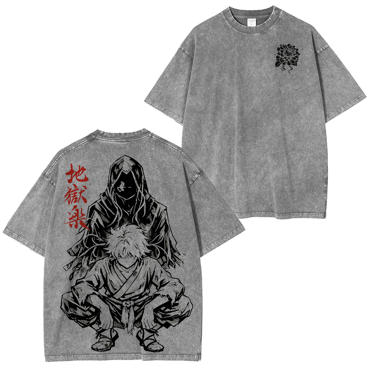 Hell's Paradise Vintage washed T-shirt/Crewneck/Hoodie