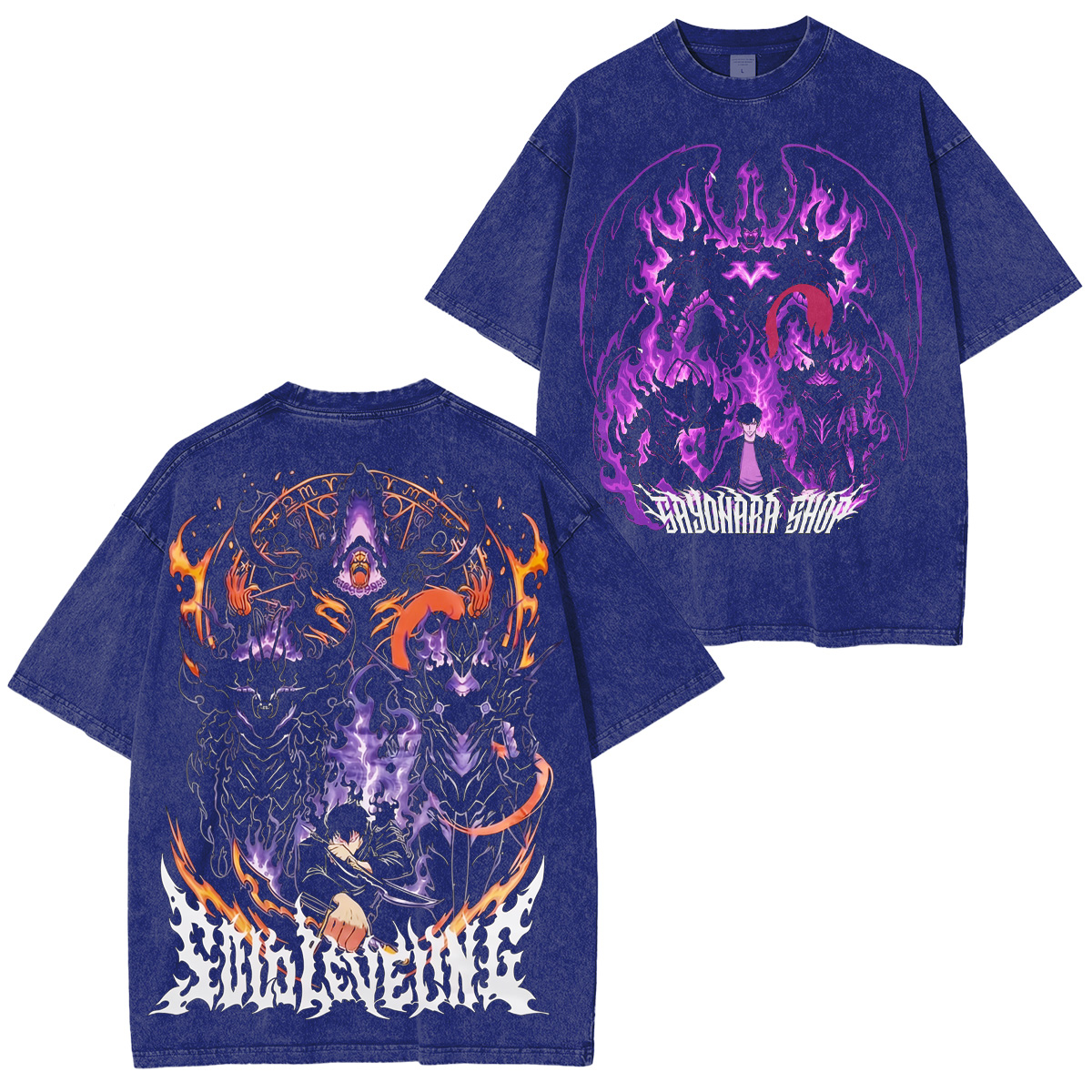 Solo Leveling Washed T-shirt/Crewneck/Hoodie