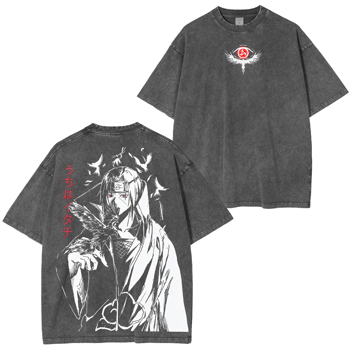 Itachi Uchiha Naruto Washed T-shirt/Crewneck/Hoodie
