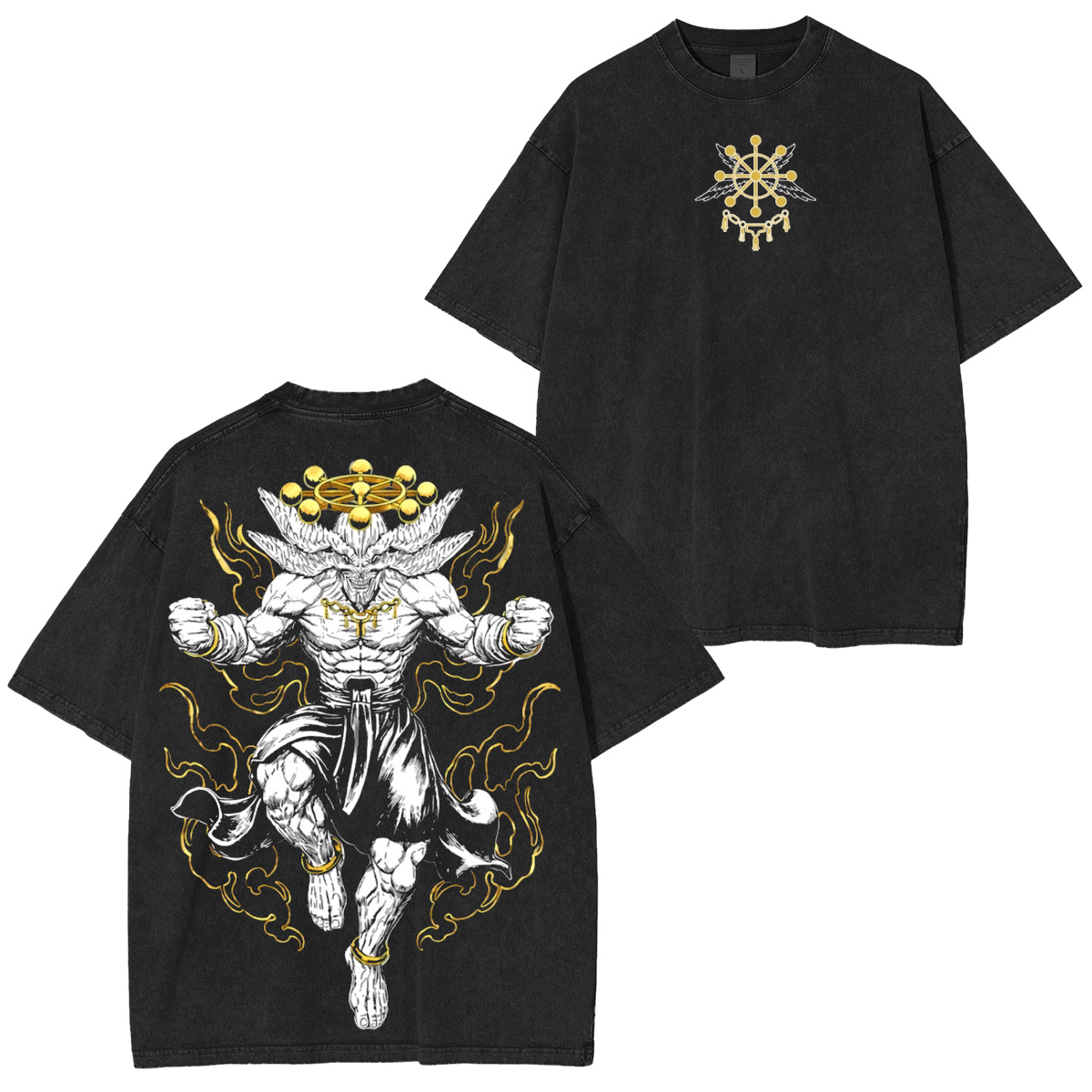 Mahoraga Jujutsu Kaisen Washed T-shirt/Crewneck/Hoodie