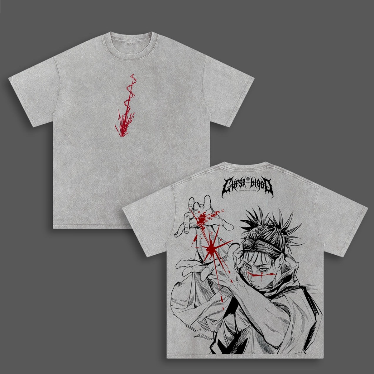 Jujutsu Kaisen Washed T-shirt/Crewneck/Hoodie