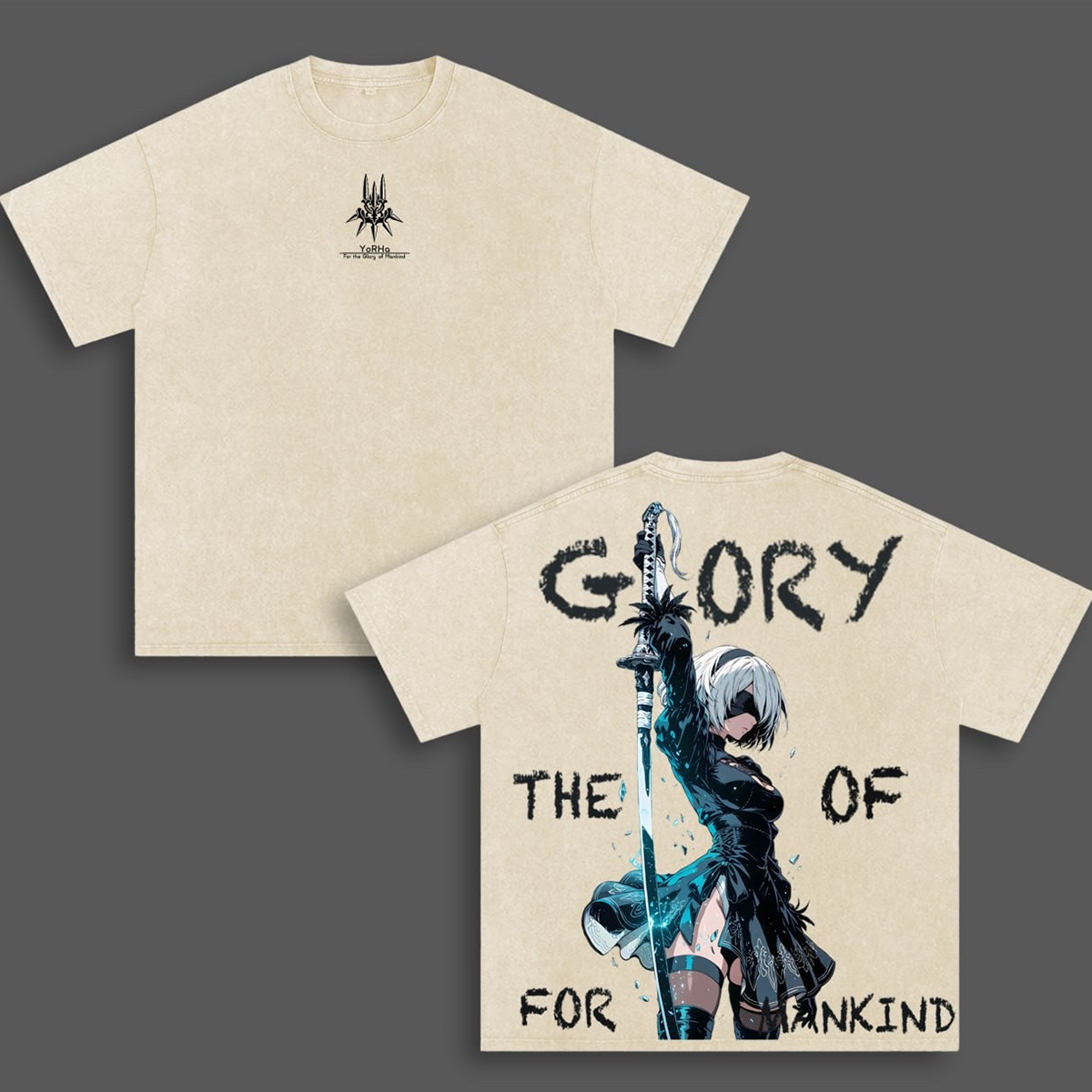 YoRHa Washed T-shirt/Crewneck/Hoodie