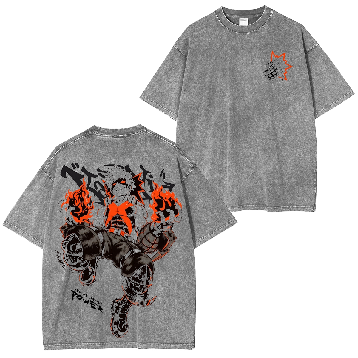 My Hero Academia Washed T-shirt/Crewneck/Hoodie