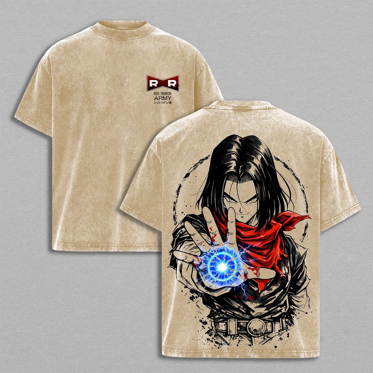 Future Android 17 Washed T-shirt/Crewneck/Hoodie