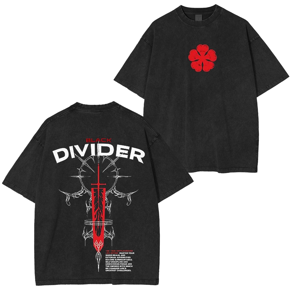 Black clover  Unisex Washed T-shirt