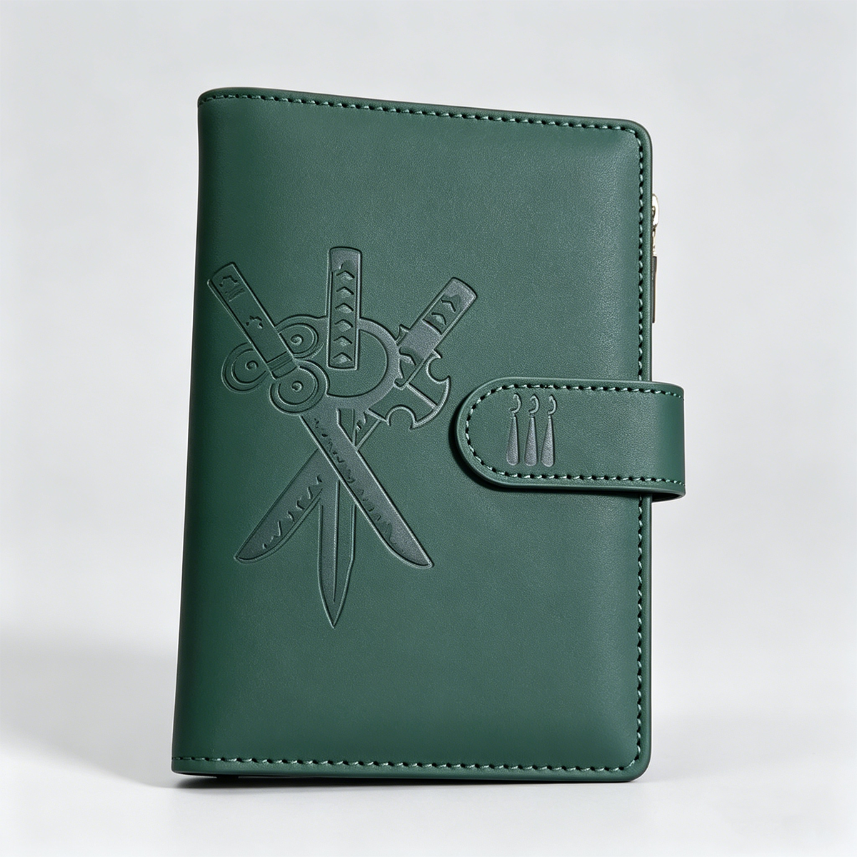One Piece Genuine Soft Leather RFID Ultra-Thin Multi-Functional Passport and ID Case