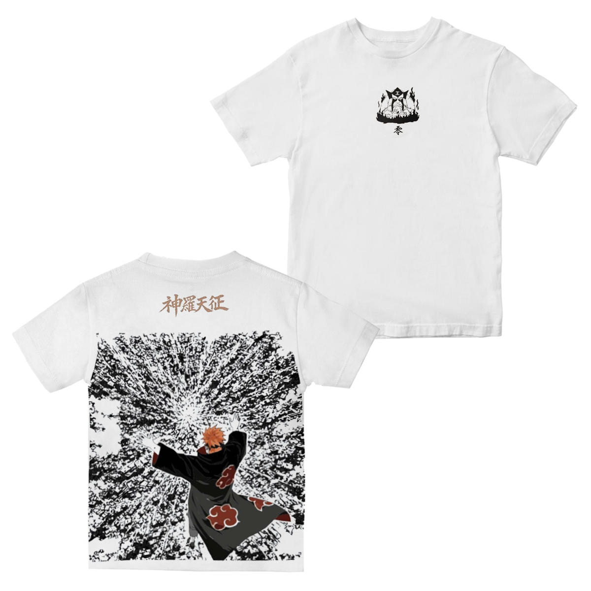 Yahiko Pain Anime Naruto Uchiha Vintage  T-Shirt