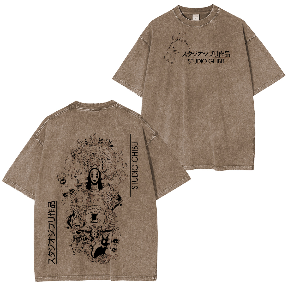 Studio Ghibli Washed T-shirt/Crewneck/Hoodie
