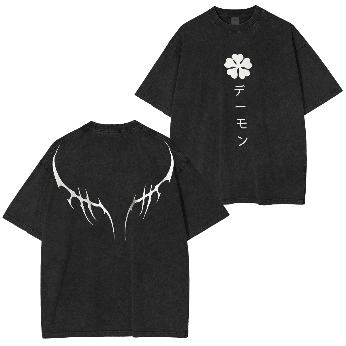 Black Clover Unisex Washed T-Shirt