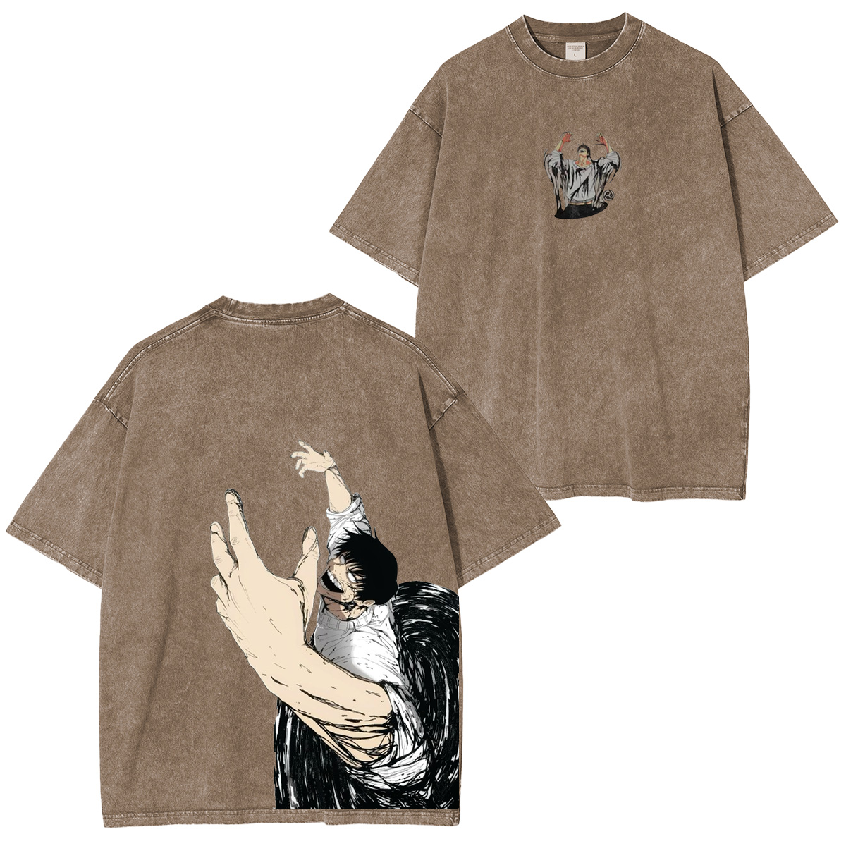 Toji Fushiguro Jujutsu kaisen Unisex Washed T-Shirt