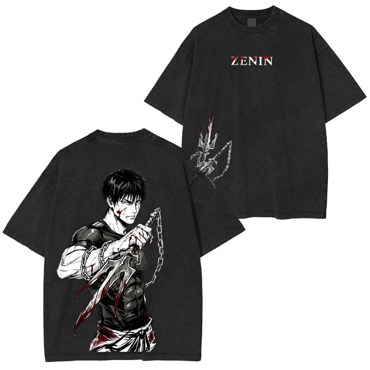 Jujutsu Kaisen  Anime Washed T-shirt