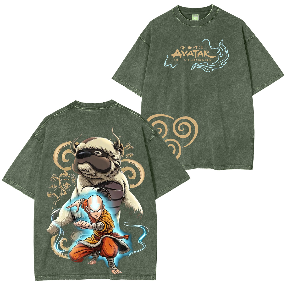 Avatar: The Last Airbender Anime Washed T-shirt