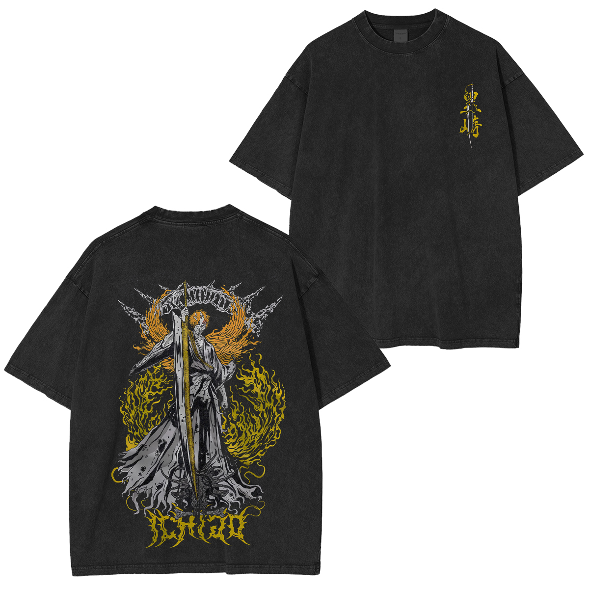 Bleach Anime Washed T-shirt