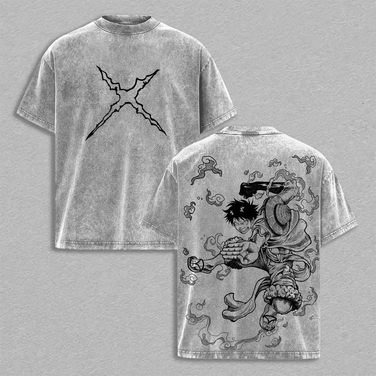 One Piece Vintage Washed T-shirt/Crewneck/Hoodie