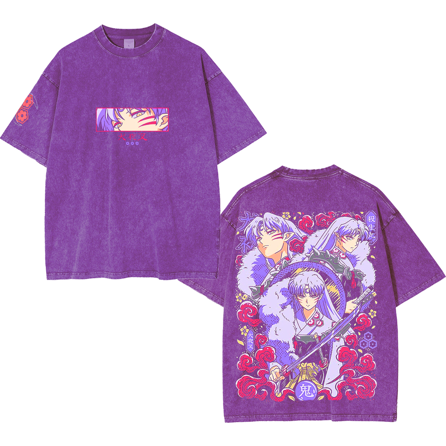 Inuyasha Unisex Washed T-shirt/Crewneck/Hoodie