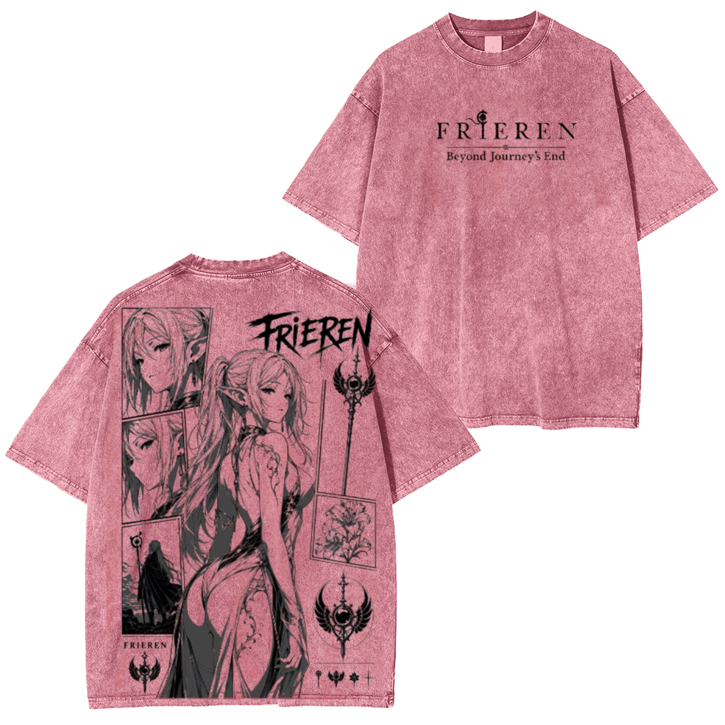 Frieren⁠ Unisex Washed T-shirt/Crewneck/Hoodie