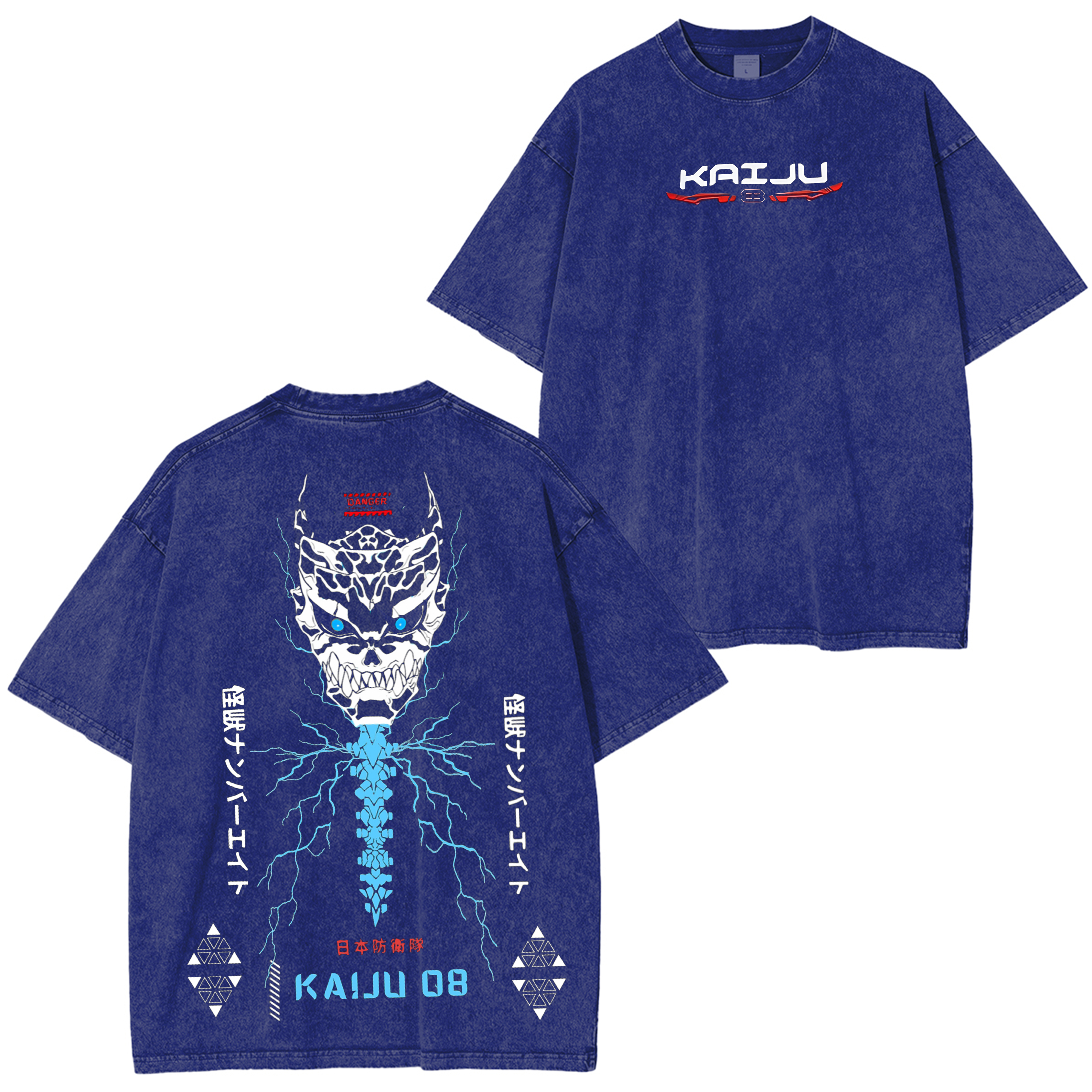 Kaiju No. 8 Oversize Vintage Washed T-Shirt