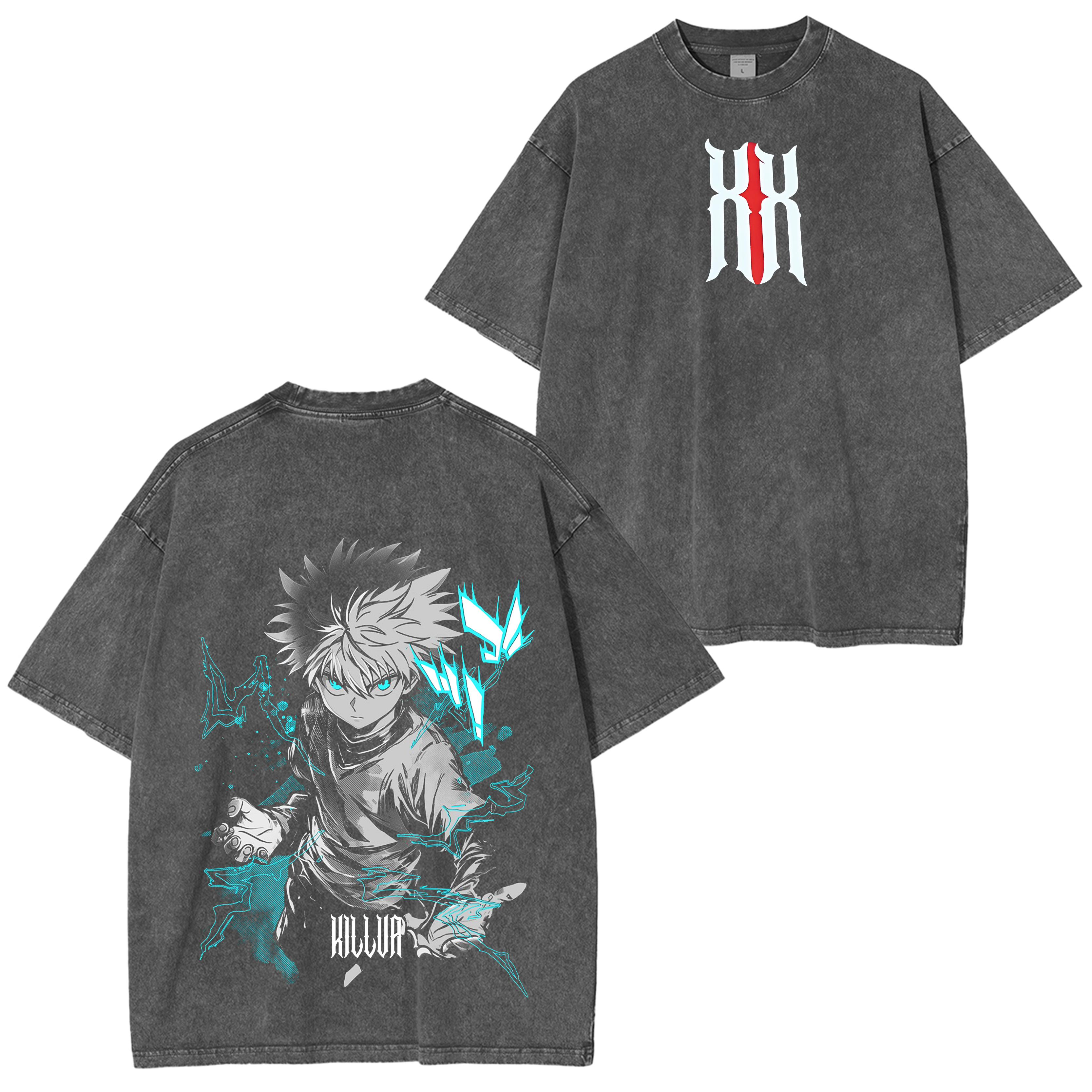Killua Zoldyck Hunter x Hunter Graphic Anime Tee