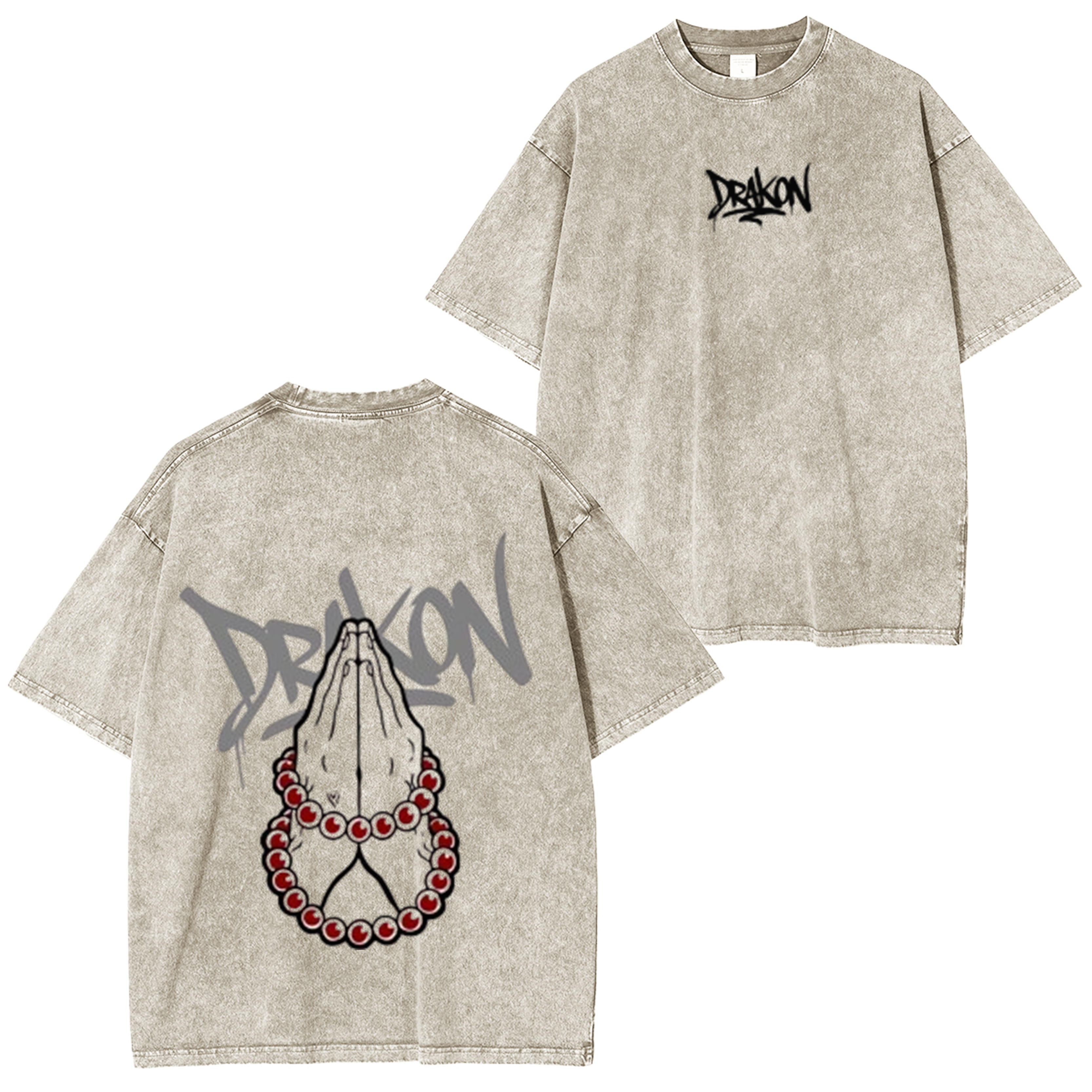 Demon Slayer Anime Unisex Washed T-Shirt