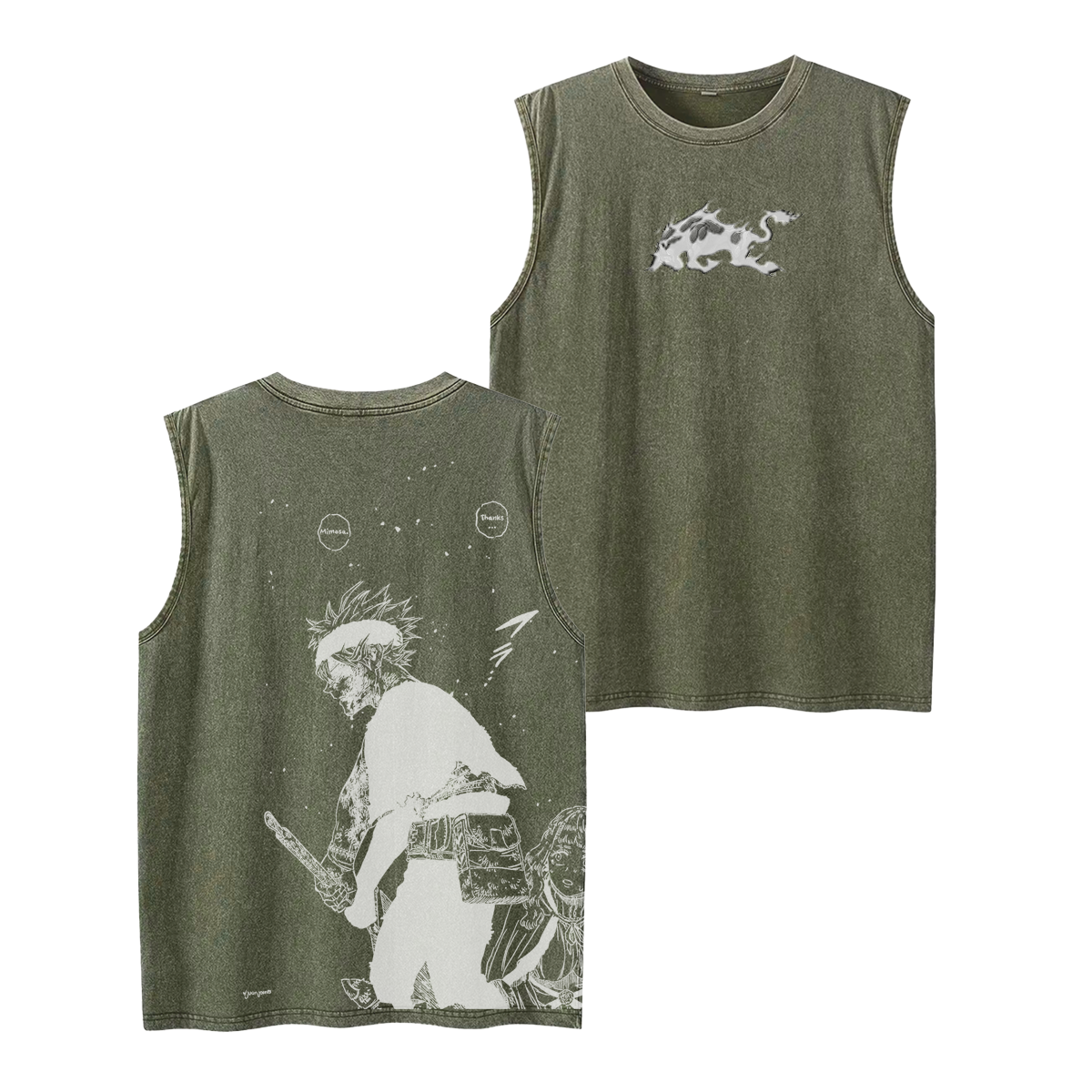 Black Clover Anime Tank Top