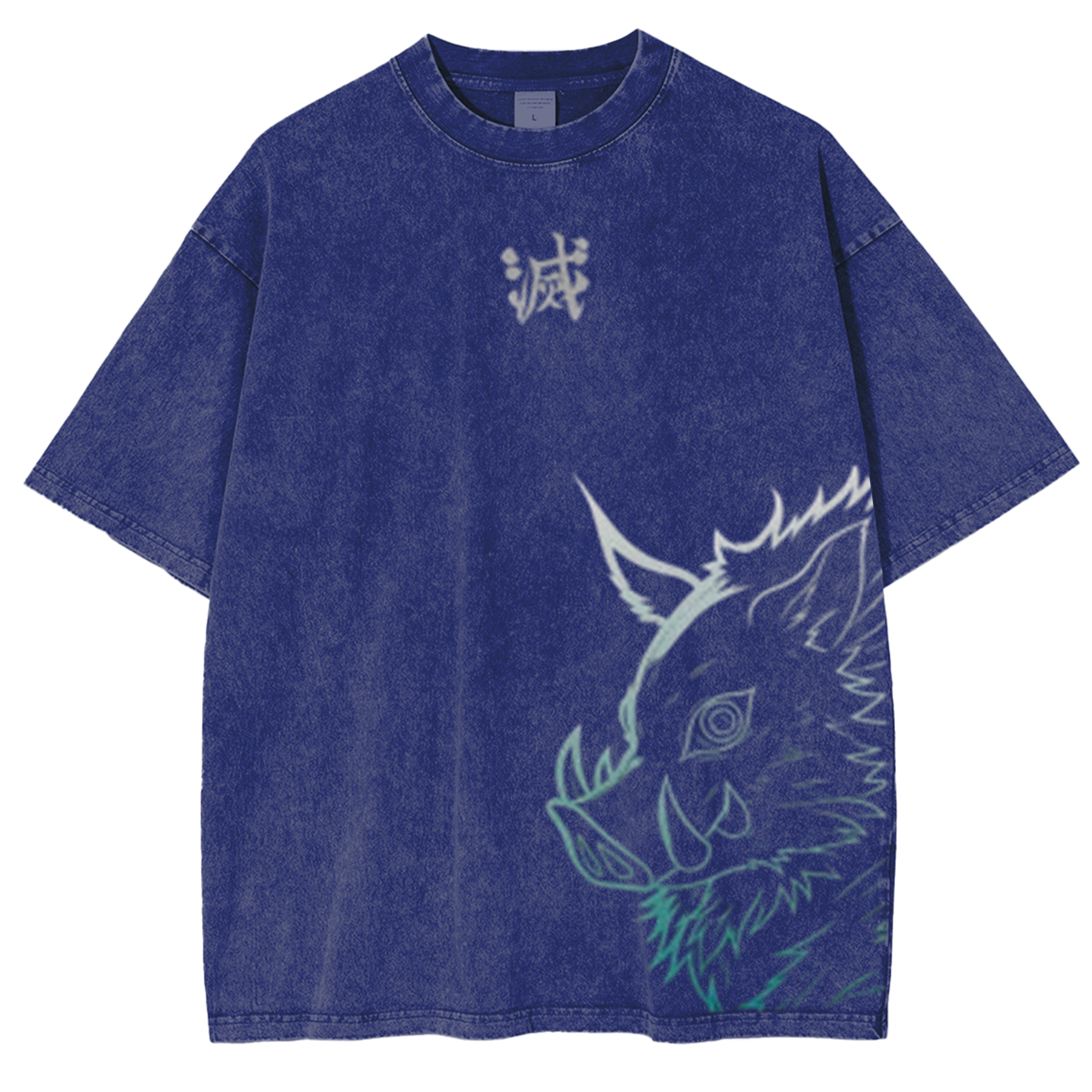 Demon Slayer Nezuko Kamado Anime Unisex Washed T-Shirt