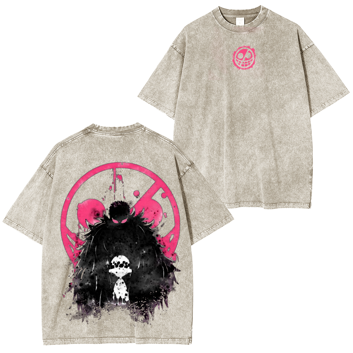 Donquixote Doflamingo Vintage Retro Wash Tee