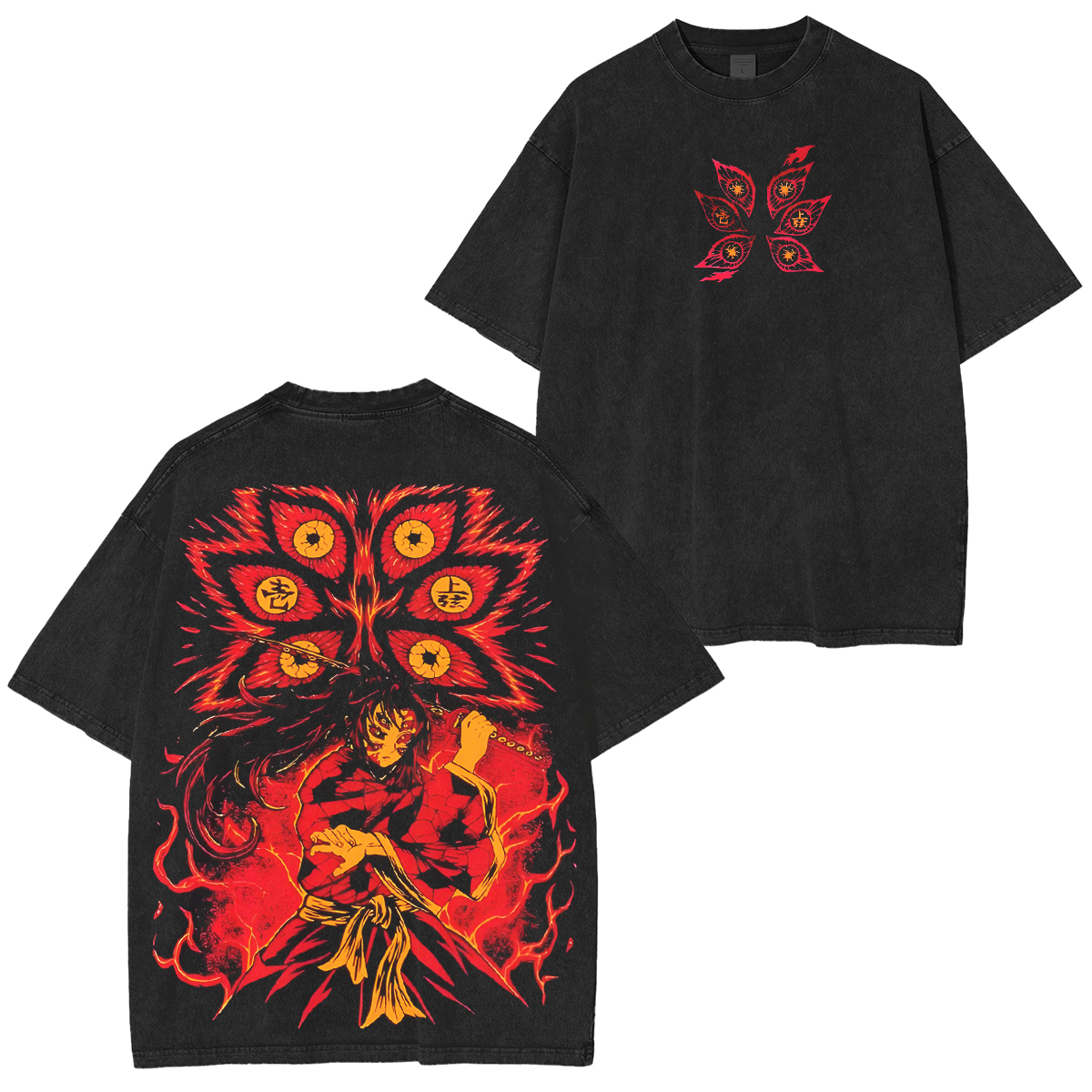 Demon Slayer Vento Vintage Oversized T-Shirt