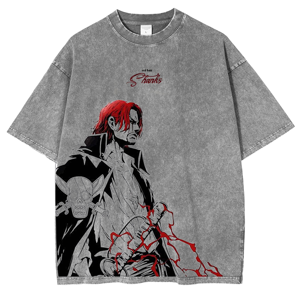 Project Kaos Anime One Piece Yonkou Akagami N Shirt
