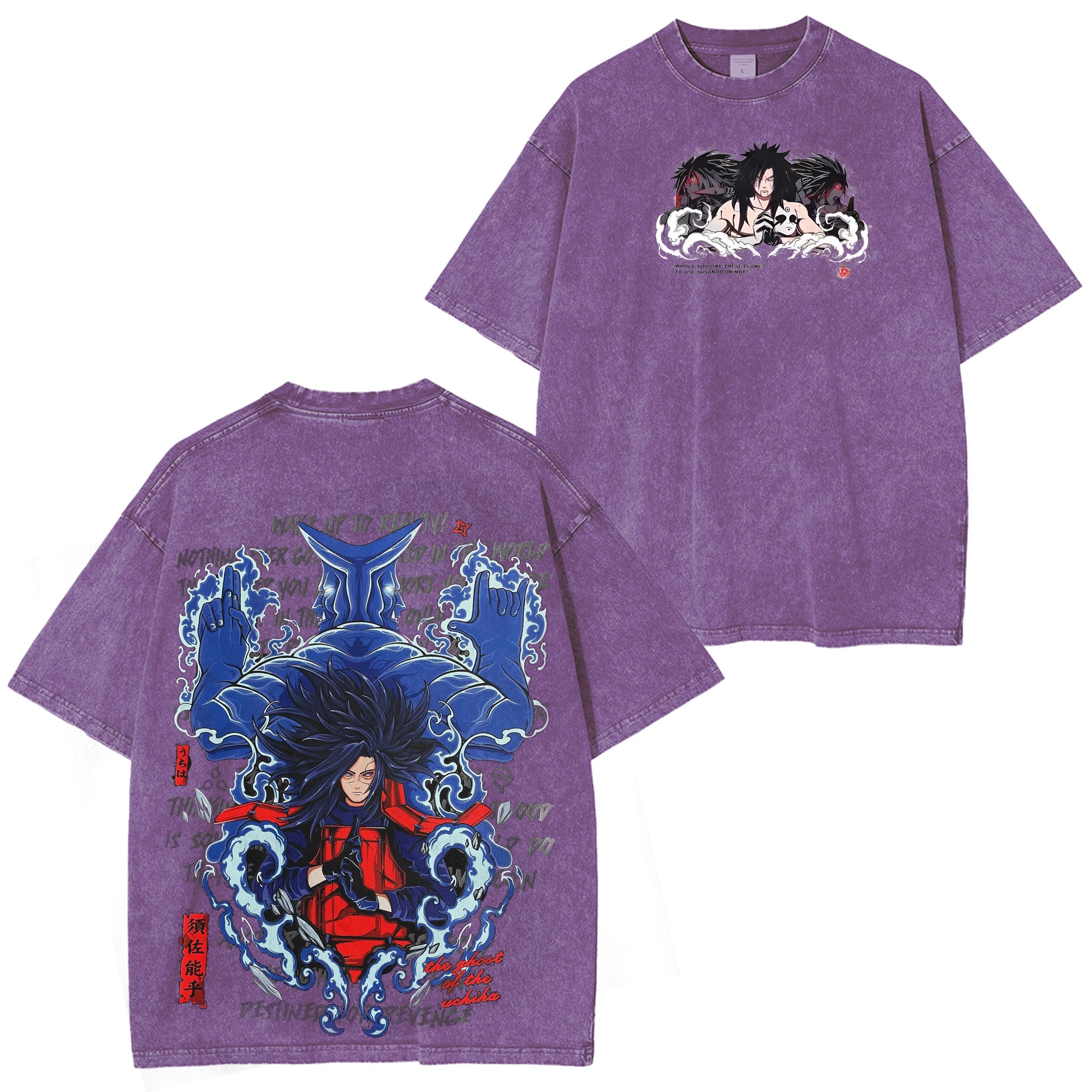 Madara Uchiha Susanoo Anime Vintage Tee