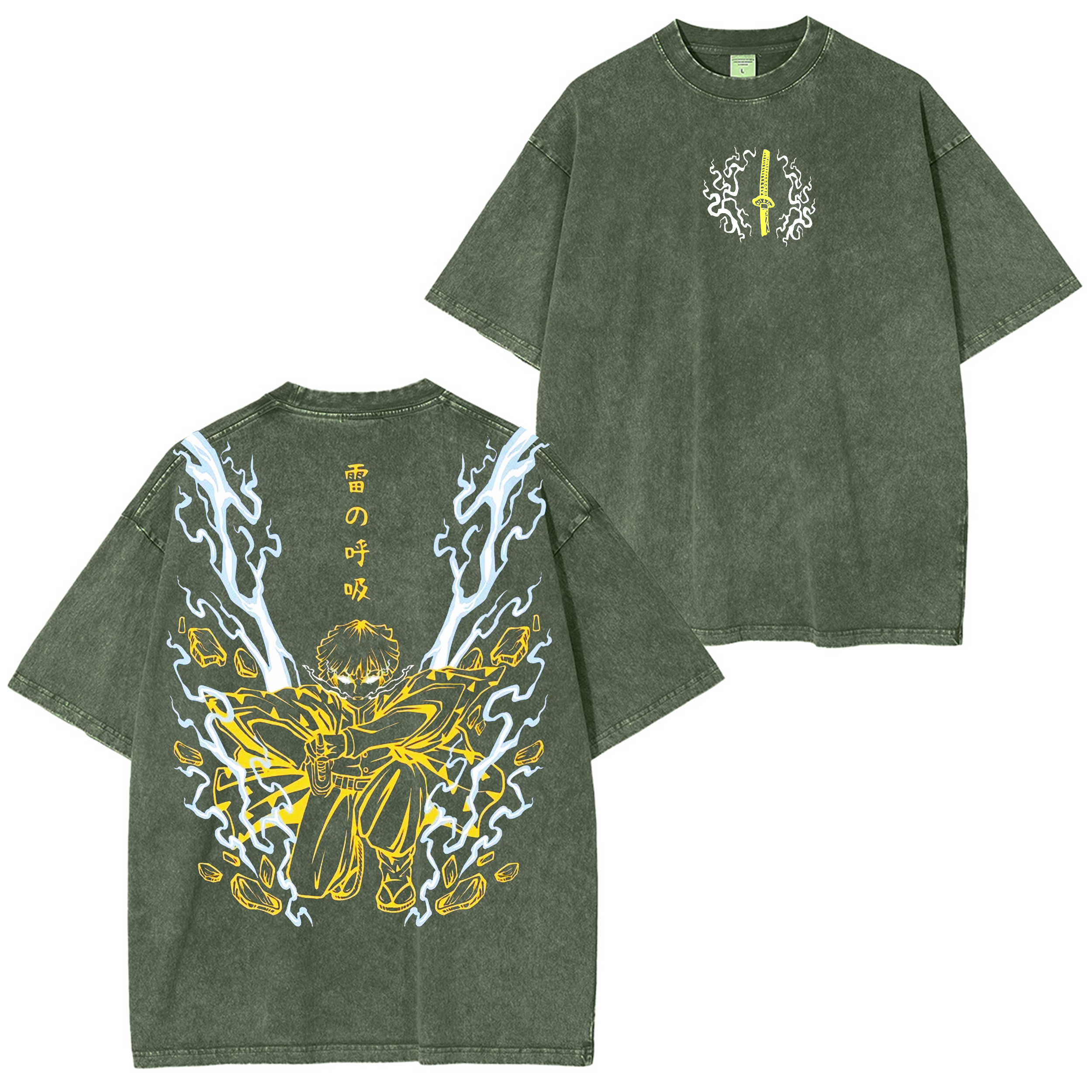 Zenitsu Agatsuma Lightning Breathing T-Shirt