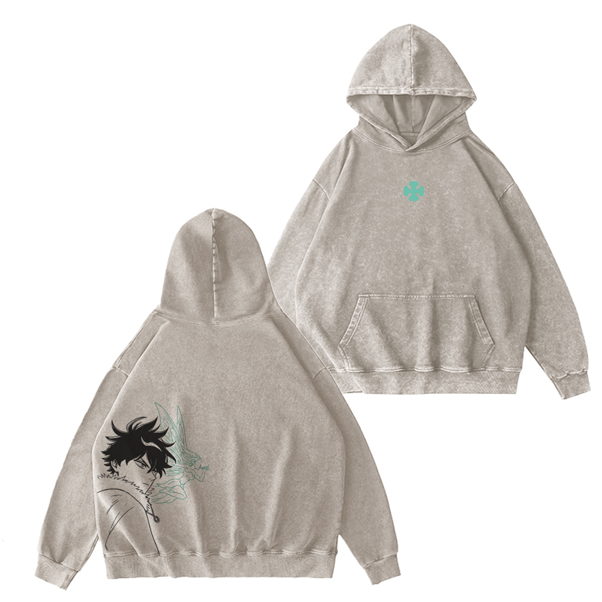 YUno e Bell Vintage washed T-shirt/Crewneck/Hoodie