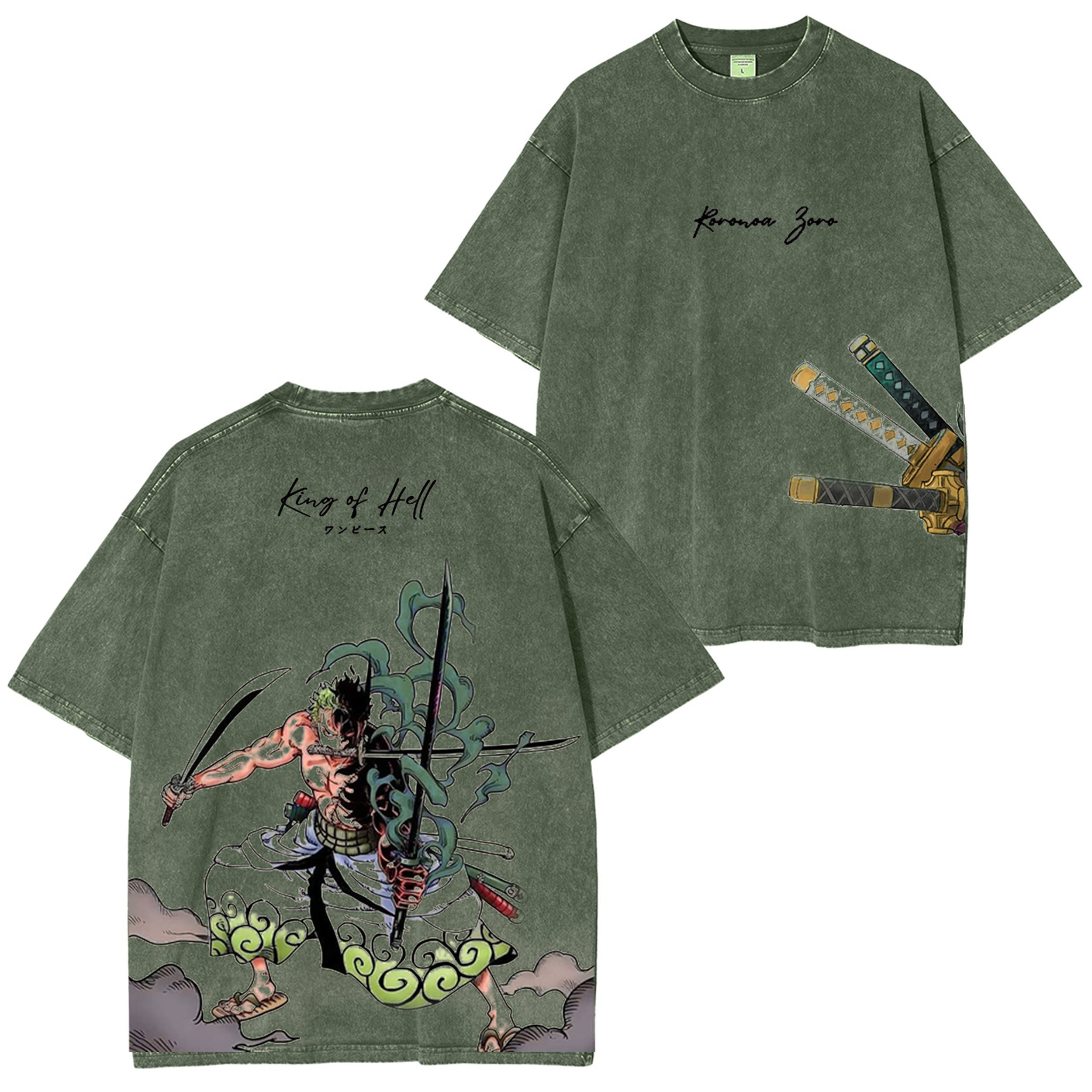 One Piece Roronoa Zoro Anime T-Shirt