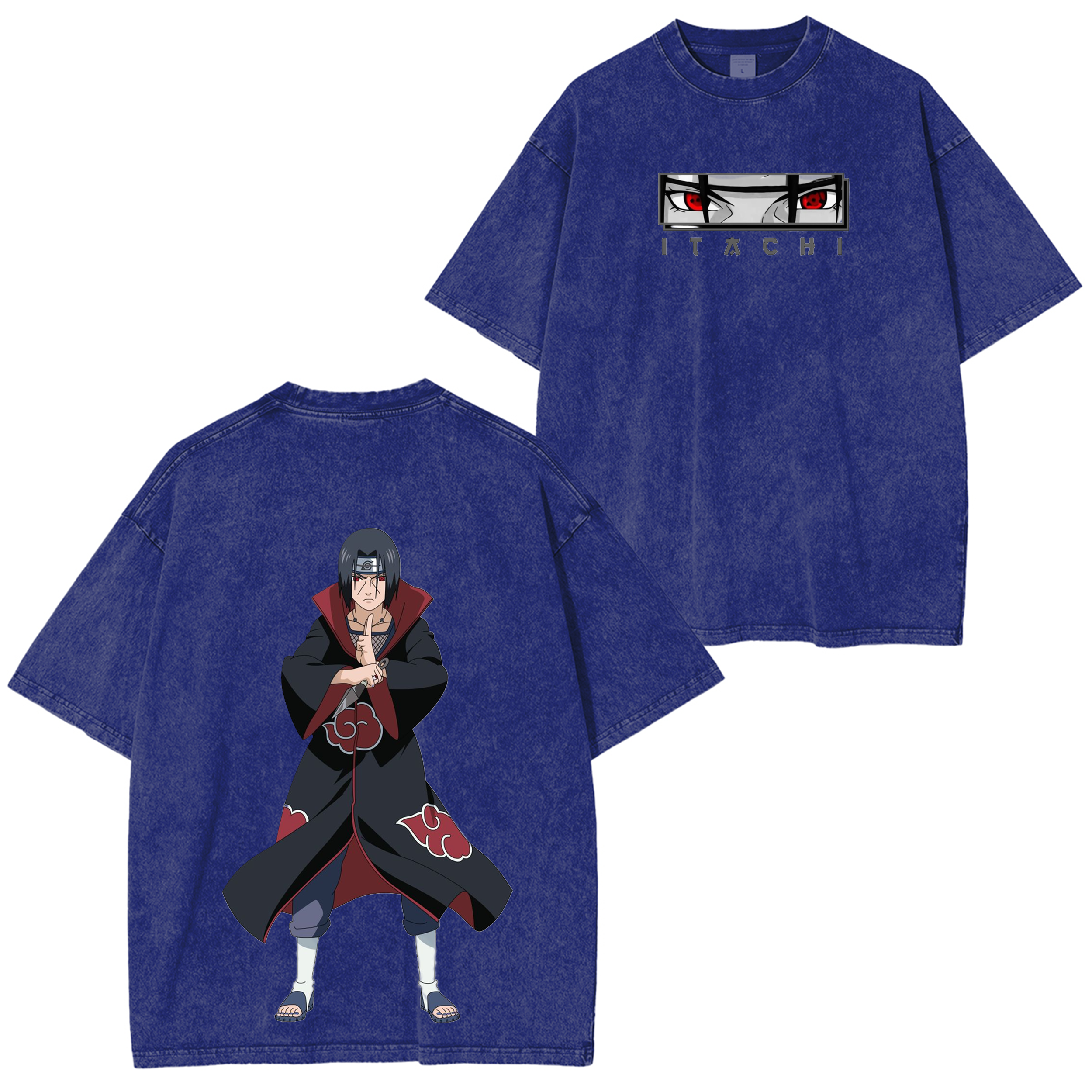 Itachi Uchiha-Naruto Unisex Washed T-Shirt