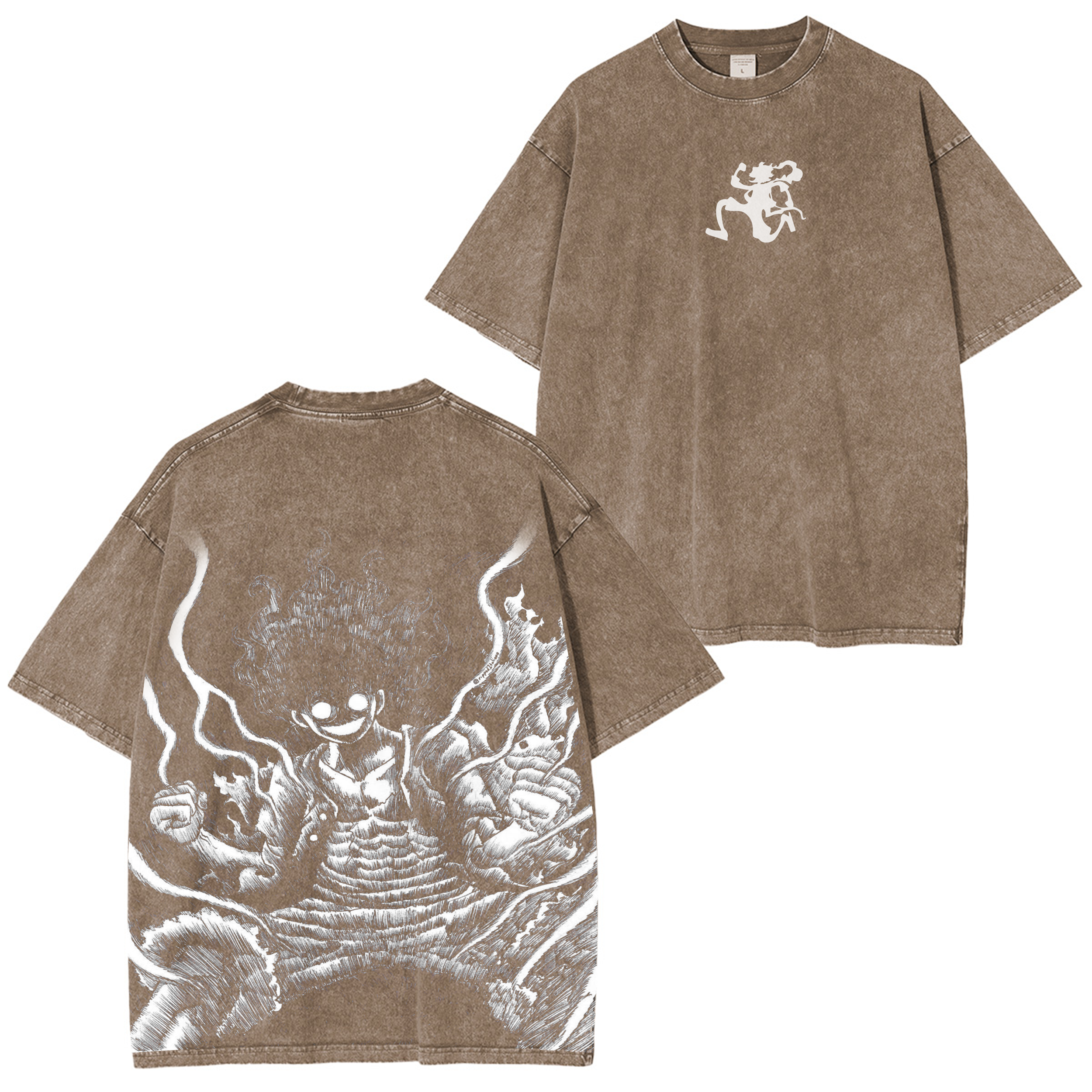 One Piece Vintage Unisex Washed T-Shirt