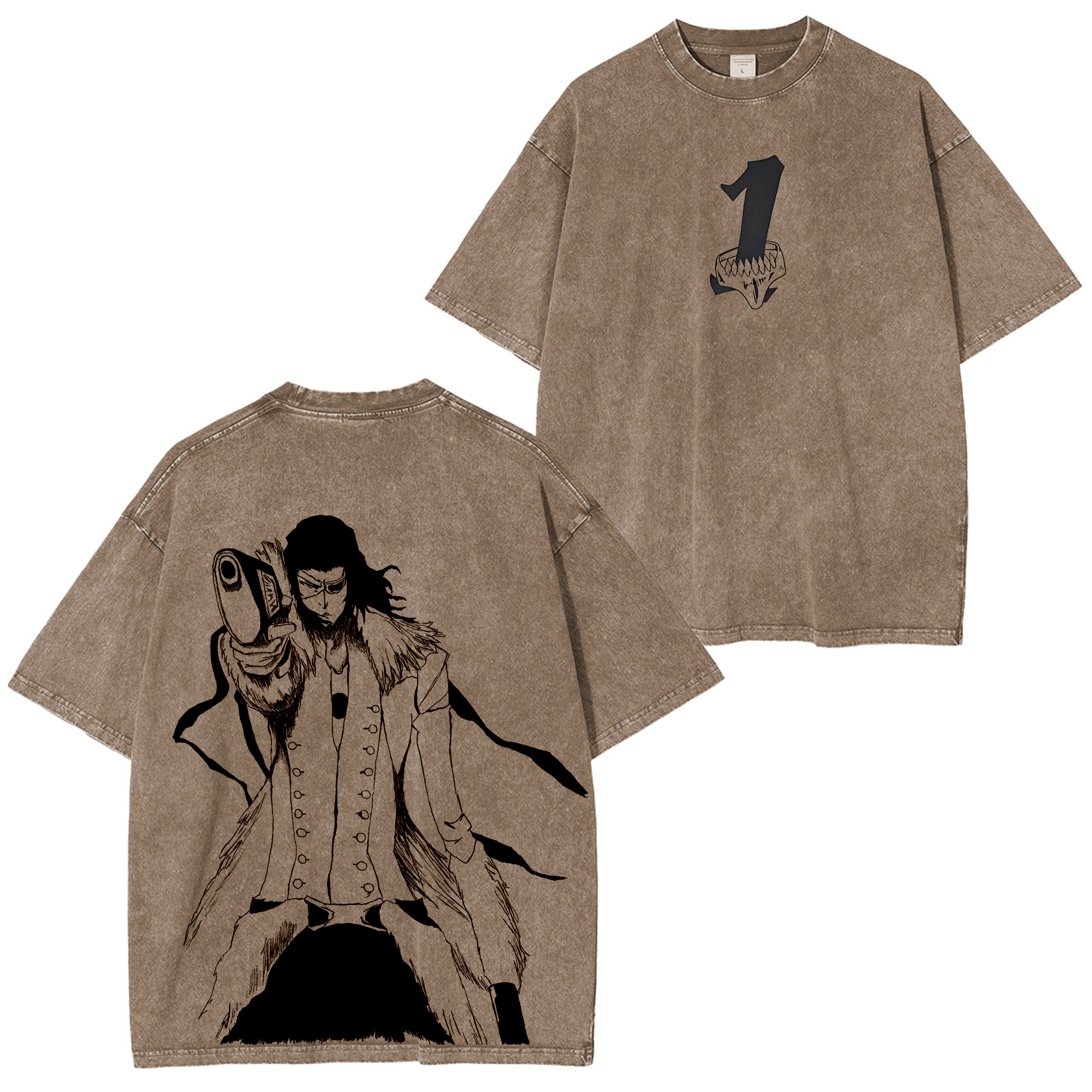 Coyote Starrk-Bleach anime Vintage Oversize Tee