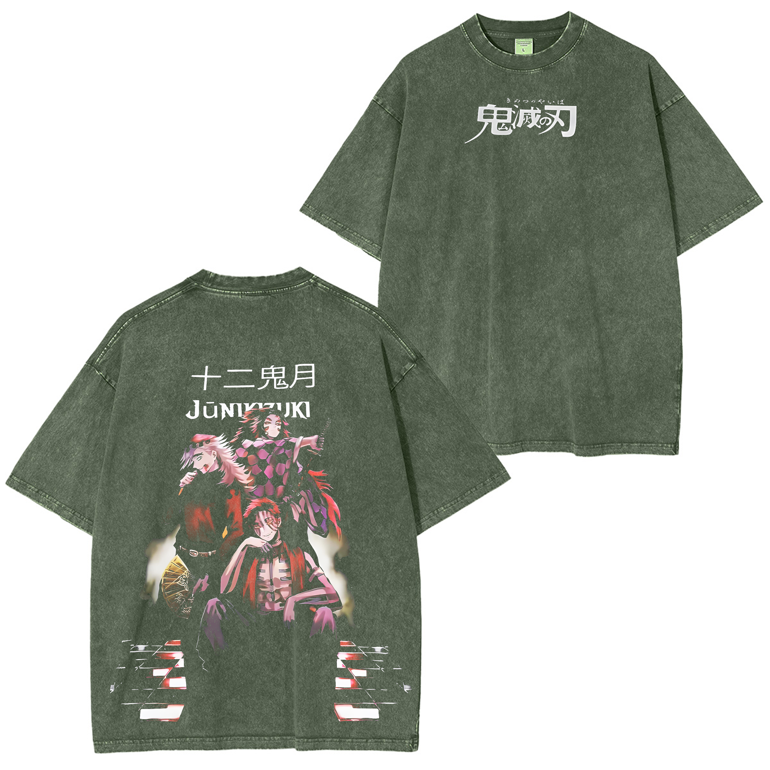 Demon Slayer Anim Oversize Washed T-Shirt
