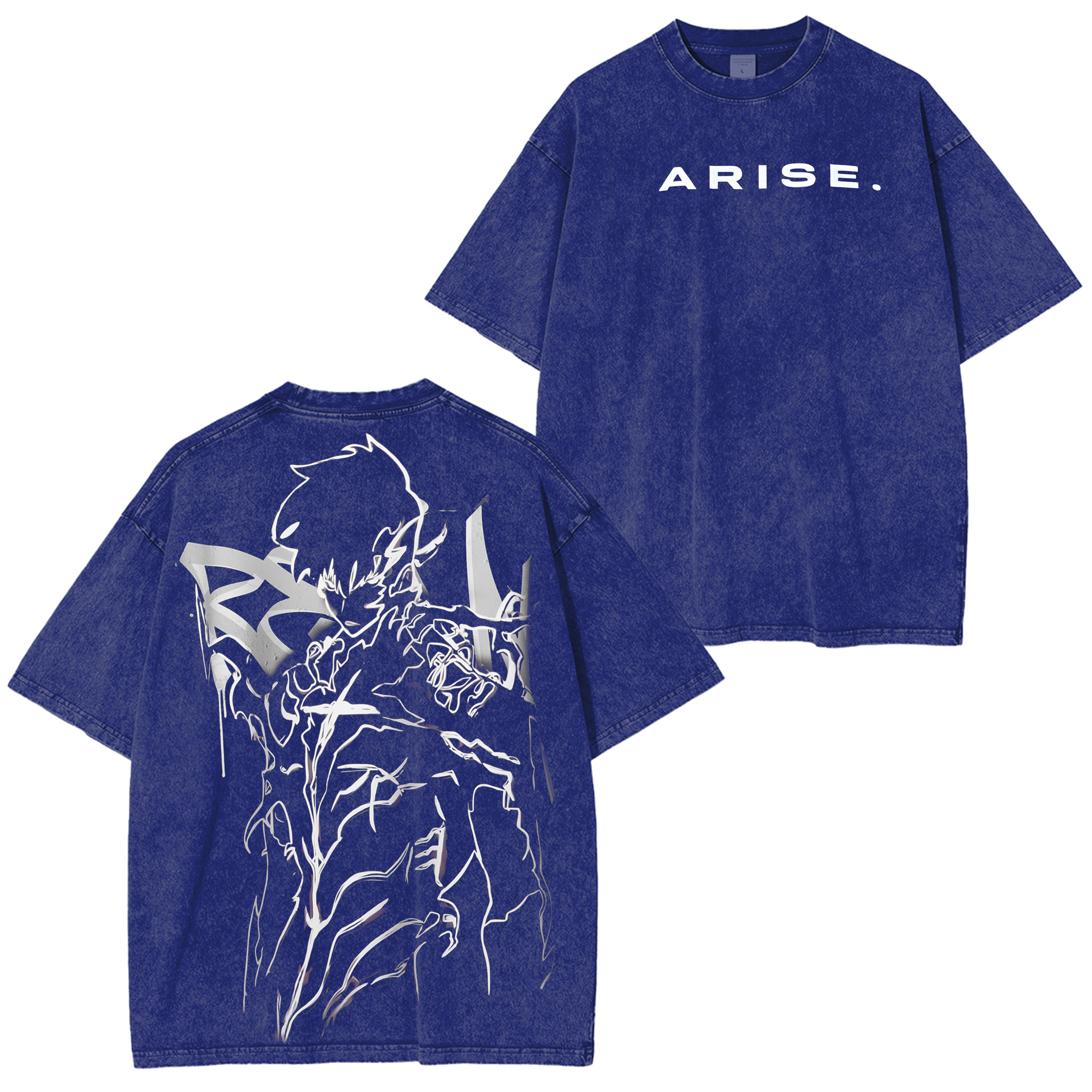Sung Jinwoo-Solo Leveling Vintage Oversize Tee