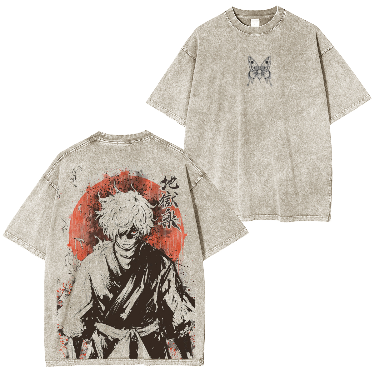 Hell's Paradise Gabimaru Washed T-Shirt