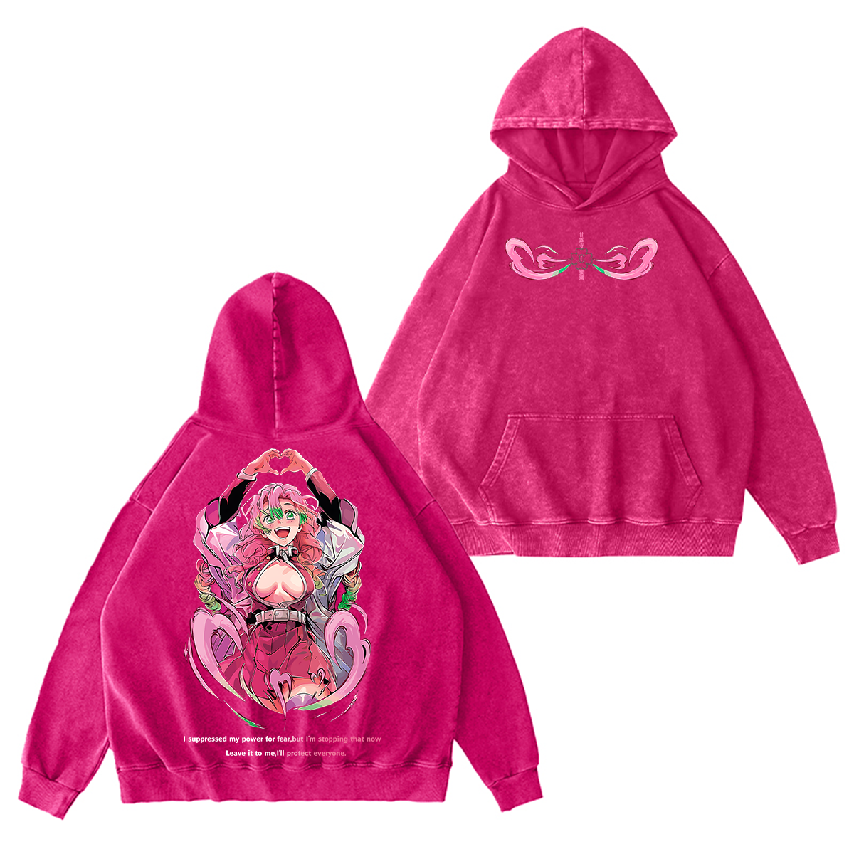 Demon Slayer Anime Vintage Unisex Hooded Sweatshirt