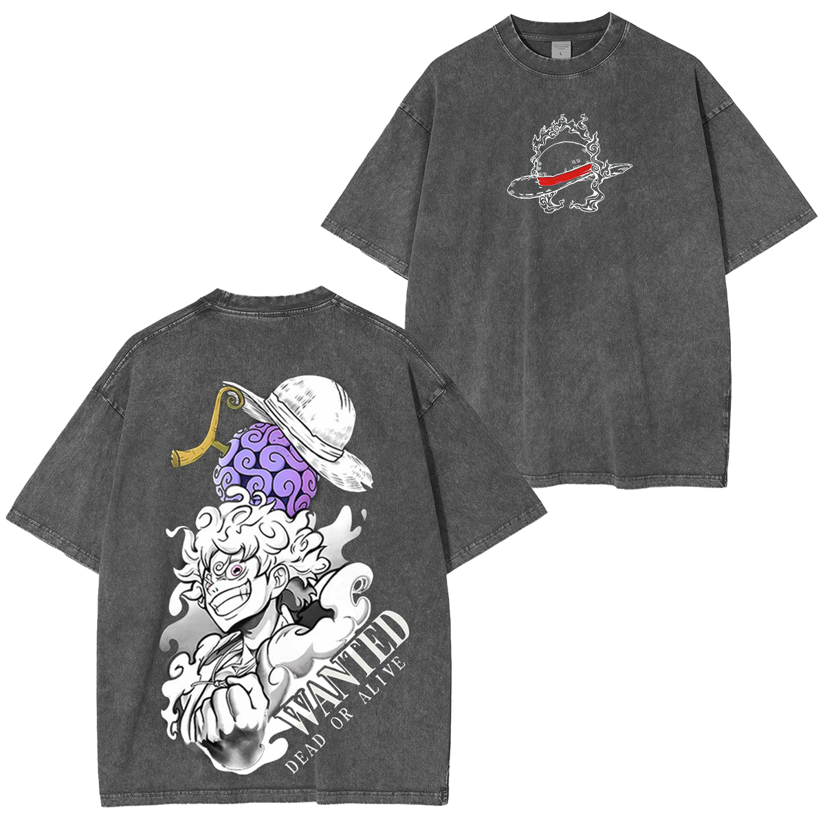 One Piece Vintage Washed Unisex T-Shirt