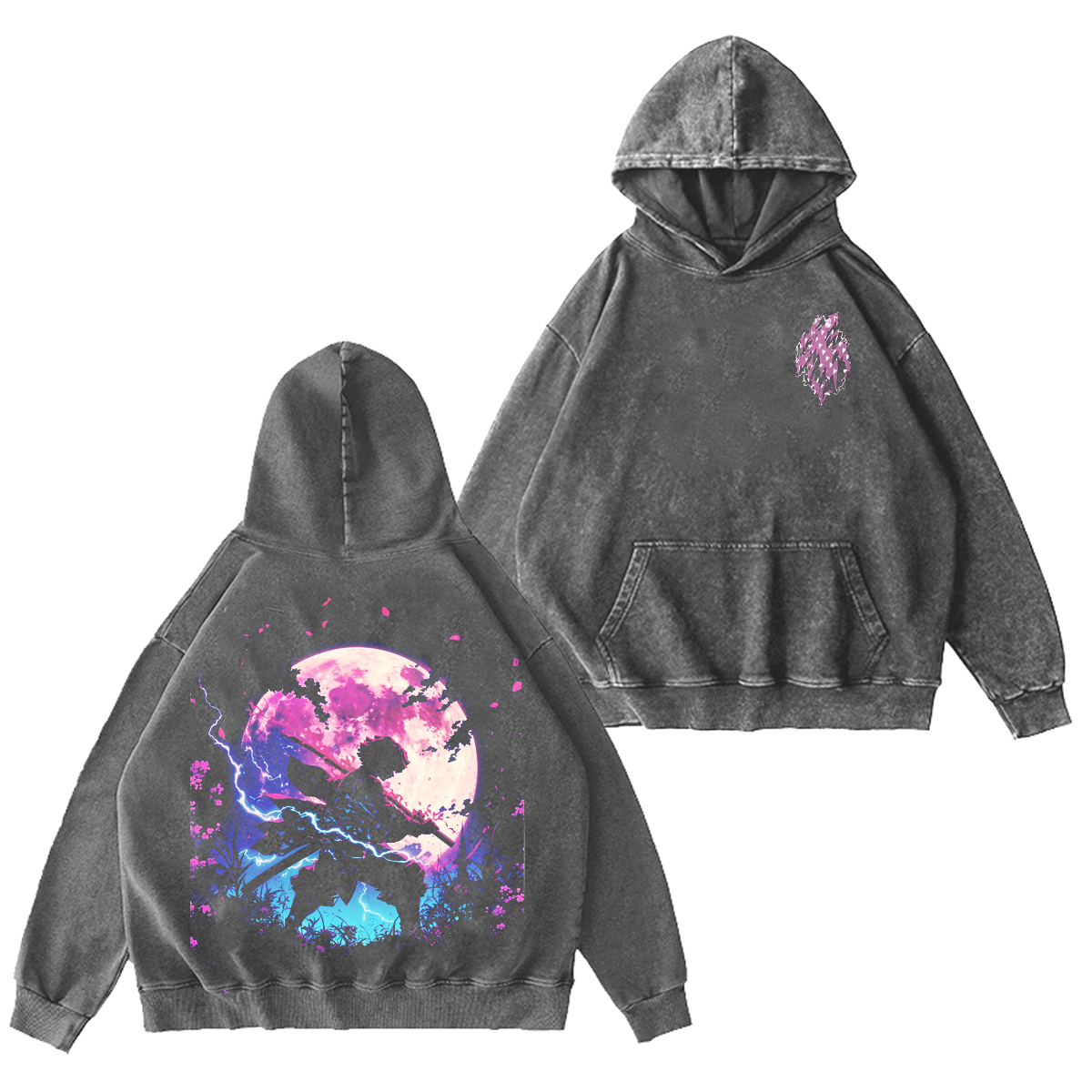 Demon Slayer Vintage Washed T-shirt/Crewneck/Hoodie