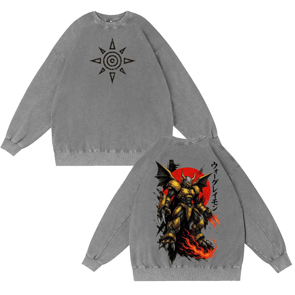 WarGreymon Digimon Vintage T-shirt/Crewneck/Hoodie